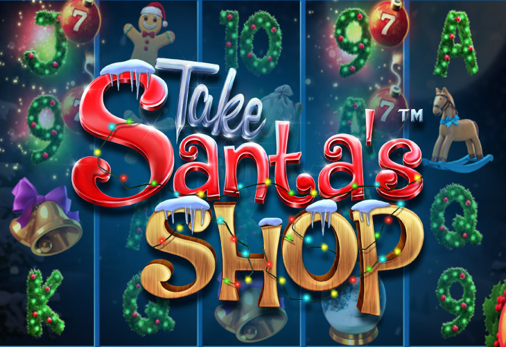 Игровые автоматы новогодние играть в демо. Take Santa's shop слот. Take Santa's shop от Betsoft. Слот take Santa's shop от Betsoft. Игра слот take Sants shop.